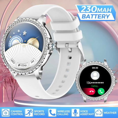 Lanker Women’s Smartwatch – Fitness Tracker with Heart & Sleep Monitor