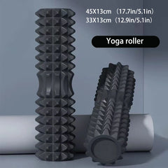45cm Yoga Foam Roller & Pilates Block Set – Muscle Massage & Exercise Equipment
