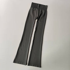 High-Waisted Seamless Flared Compression Leggings