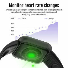 Y68 D20 Smartwatch – Bluetooth Fitness Tracker with Sleep & Activity Monitor
