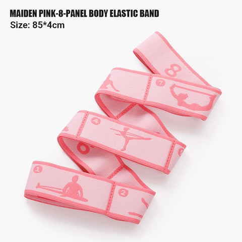 Elastic Multi-Section Yoga Resistance Bands – Pilates & Fitness Training