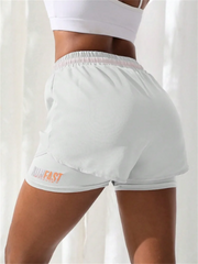 Women's High Rise Yoga Shorts – Elastic Proximity Control Running Shorts