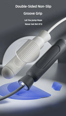 Adjustable Speed Jump Rope – Steel Cable with Bearings for Fitness & Weight Loss