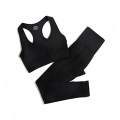 WAREBALL Seamless Yoga Set – 2/3/4pcs Women's Gym Workout Tracksuit