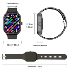 Smartwatch with Wireless Calling – Multi-Sport Tracker for iPhone & Android