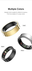 R09 Smart Ring – Health Monitoring, Camera Control, Waterproof with Charging Case