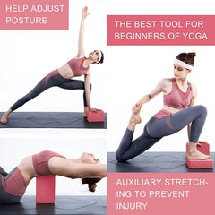 Yoga Blocks – EVA Foam Support Bricks for Home & Studio Use
