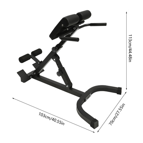 Adjustable Sit-Up Bench & Roman Chair – Full Body Workout