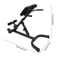 Adjustable Sit-Up Bench & Roman Chair – Full Body Workout