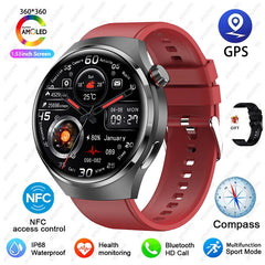 For Huawei WATCH 4 Pro Smart Watch Men  AMOLED HD Screen Bluetooth Call GPS Trajectory NFC Health Monitor Smartwatch 2025 New