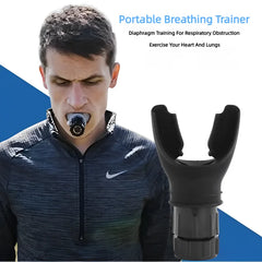 Breathing Exercise Device – Portable Lung Fitness Trainer with Adjustable Resistance