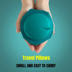 U-Shaped Inflatable Travel Pillow – Portable Neck Support Cushion