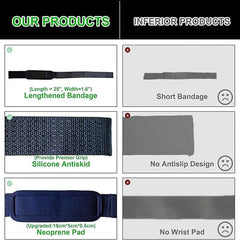 Weightlifting Wrist Straps – Adjustable Non-Slip Lifting Support