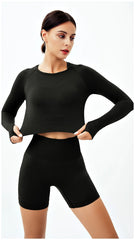 WAREBALL Seamless Yoga Set – 2/3/4pcs Women's Gym Workout Tracksuit
