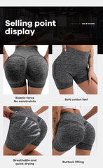 Women's High Waist Butt Lifting Workout Shorts