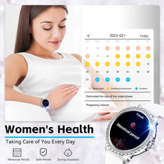 Lanker Women’s Smartwatch – Fitness Tracker with Heart & Sleep Monitor