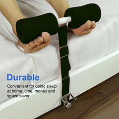 Bed Sit-Up Bar – Home Fitness Core & Strength Trainer (Black)