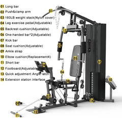 Multifunctional Home Gym – Full Body Workout Equipment