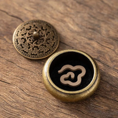 Natural Disk Incense Set – Mini Burner with Sandalwood & Cinnamon Plant Extracts