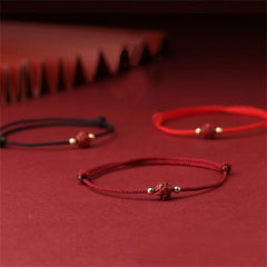 Tibetan Lotus Flower Lucky Rope Bracelet