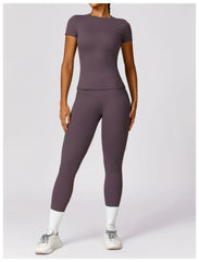 NCLAGEN Women’s Sports T-Shirt – Breathable Stretch Gym & Yoga Top