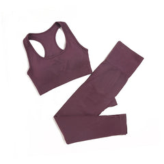 WAREBALL Seamless Yoga Set – 2/3/4pcs Women's Gym Workout Tracksuit