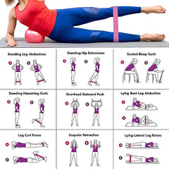Portable Resistance Bands – Elastic Workout Bands for Yoga, Pilates & Fitness