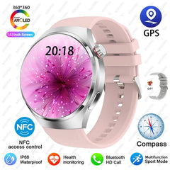 For Huawei WATCH 4 Pro Smart Watch Men  AMOLED HD Screen Bluetooth Call GPS Trajectory NFC Health Monitor Smartwatch 2025 New