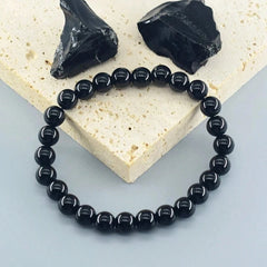 Natural Onyx & Obsidian Bracelet