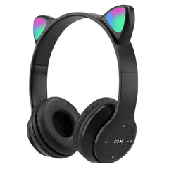 Glow Light Wireless Headphones – Over-Ear Bluetooth Stereo with Bass