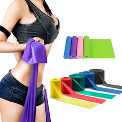 Yoga & Pilates Resistance Bands – Natural Latex Fitness Straps
