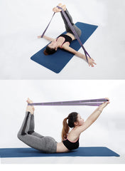 Elastic Multi-Section Yoga Resistance Bands – Pilates & Fitness Training