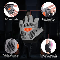 Gym Gloves for Women & Men – Breathable, Non-Slip Weightlifting & Training Gloves
