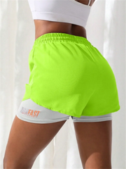 Women's High Rise Yoga Shorts – Elastic Proximity Control Running Shorts