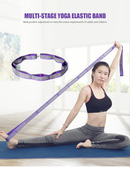 Multi-Section Yoga Resistance Band – Stretch & Training Strap