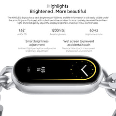 Xiaomi Smart Band 9 – 1.62" AMOLED, 21-Day Battery, Heart & SpO₂ Monitor