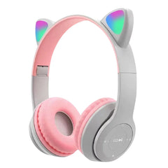 Glow Light Wireless Headphones – Over-Ear Bluetooth Stereo with Bass