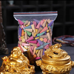 60pcs Backflow Incense Cones – Mixed Natural Scents for Meditation & Home Decor