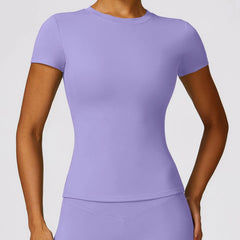 NCLAGEN Women’s Sports T-Shirt – Breathable Stretch Gym & Yoga Top