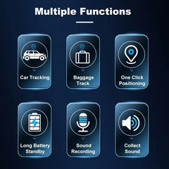 Micro Magnetic GPS Tracker – Real-Time Vehicle & Motorcycle Anti-Theft Locator, Mini Personal GPS Positioning Device