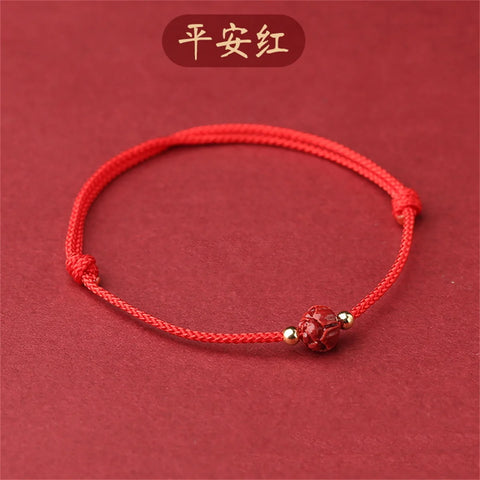 Tibetan Lotus Flower Lucky Rope Bracelet