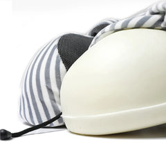 Soft U-Shaped Memory Foam Travel Pillow – Neck & Cervical Support
