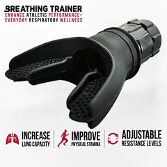 Breathing Exercise Device – Portable Lung Fitness Trainer with Adjustable Resistance