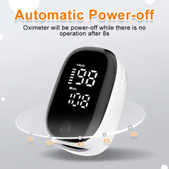 Portable Fingertip Pulse Oximeter – Blood Oxygen & Heart Rate Monitor with LED Display