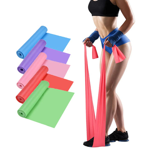 Yoga & Pilates Resistance Bands – Natural Latex Fitness Straps