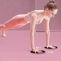 2Pcs Core Sliders – Yoga & Fitness Gliding Discs for Ab Workouts
