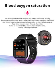 LIGE 2025 Smart Watch – Wireless Charging, Bluetooth Calls, Custom Watch Faces