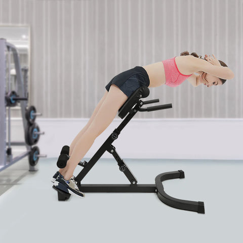 Adjustable Sit-Up Bench & Roman Chair – Full Body Workout