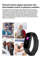 M6 Smart Watch – Fitness Tracker, Heart Rate, Blood Pressure Monitor, Waterproof