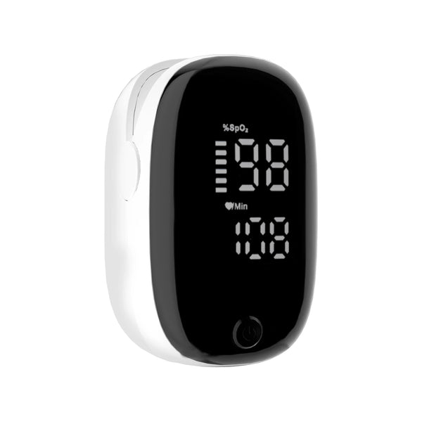 Portable Fingertip Pulse Oximeter – Blood Oxygen & Heart Rate Monitor with LED Display